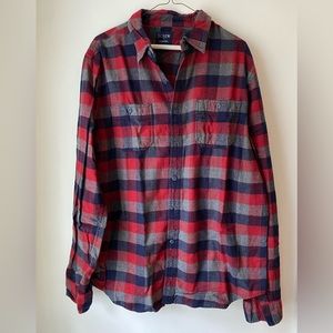 J.Crew Men’s Flannel, size L